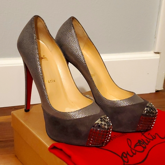 Christian Louboutin Maggie Suede Royal - Picture 1 of 7